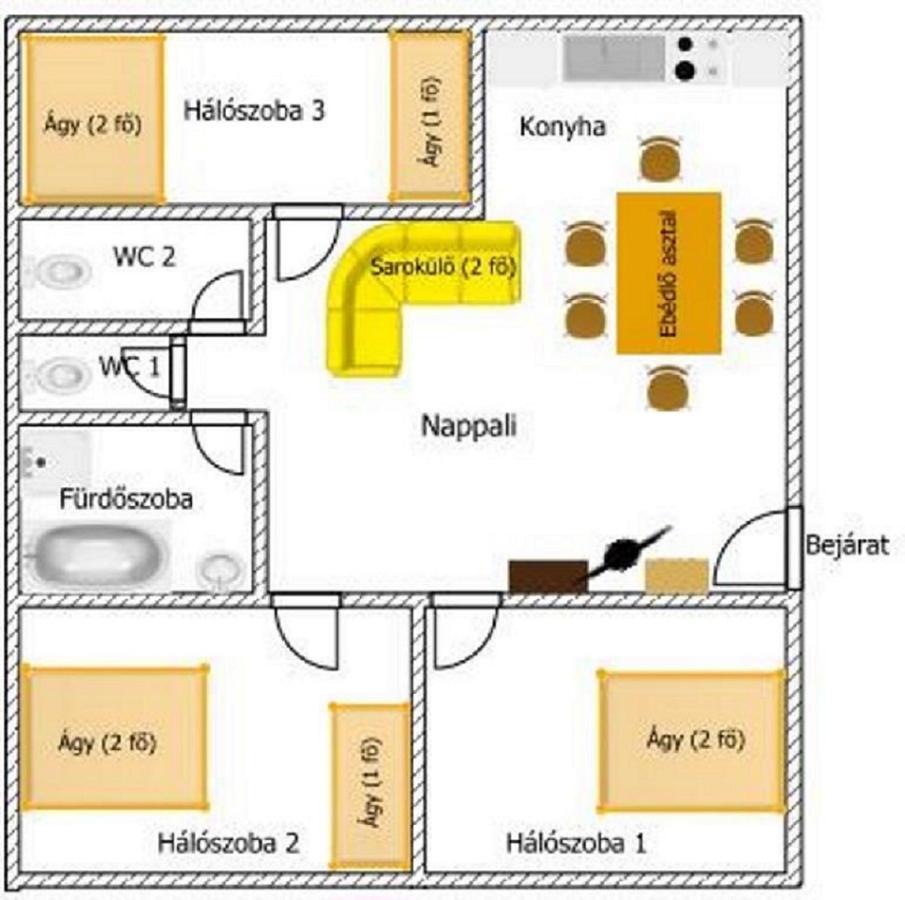 Gazlang Apartman Hajdúszoboszló Exterior foto